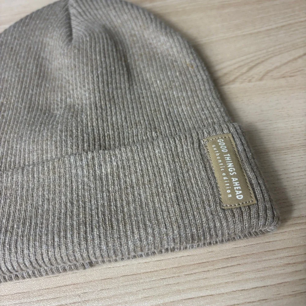 Zara‎ Hat Beanie Winter Cap One Size Brown Tan Knit Soft Outdoors